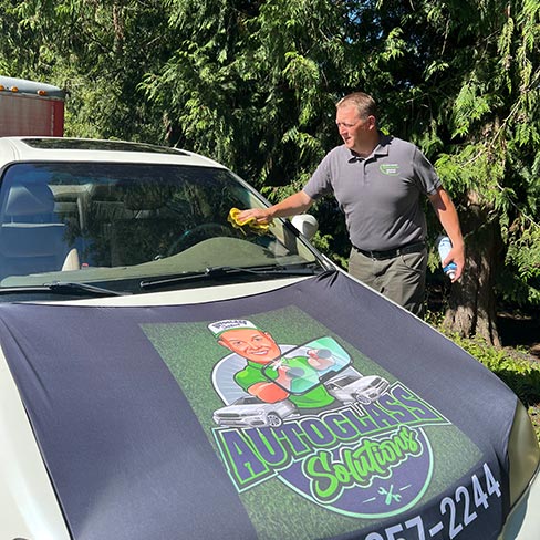 Another Repaired Windshield By Auto Glass Solutions In Seattle