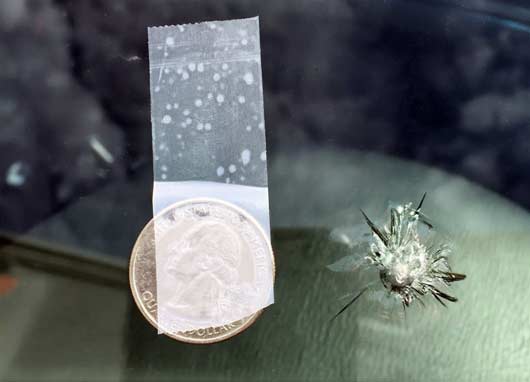 Rock Chip In A Seattle Car In Need Of Repair