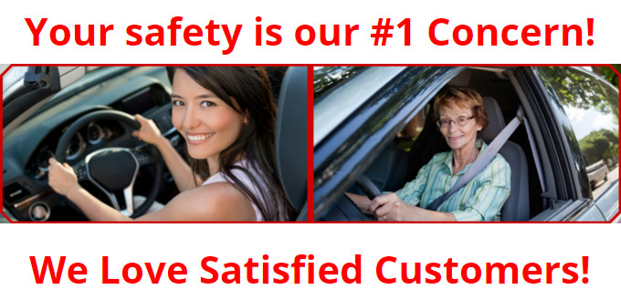 Your safety is our #1 concern! We love satisfied customers!